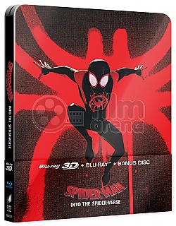 SPIDER-MAN: PARALELN SVTY SONY PICTURES ANIMATION Version #3 3D + 2D Steelbook™ Limitovan sbratelsk edice + DREK flie na SteelBook™