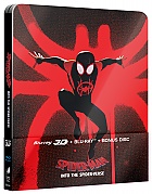 SPIDER-MAN: PARALELN SVTY SONY PICTURES ANIMATION Version #3 3D + 2D Steelbook™ Limitovan sbratelsk edice + DREK flie na SteelBook™ (Blu-ray 3D + 2 Blu-ray)