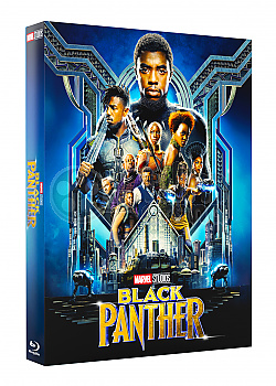 FAC #122 BLACK PANTHER FullSlip + Lenticular Magnet EDITION #1 3D + 2D Steelbook™ Limitovan sbratelsk edice - slovan