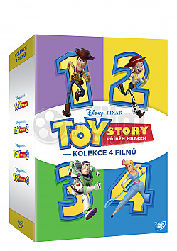 TOY STORY: Pbh hraek 1 - 4 Kolekce