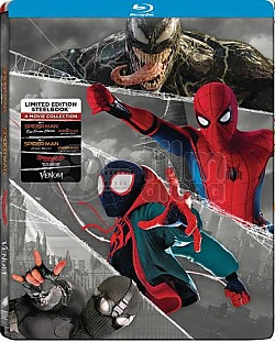 SPIDER-MAN + VENOM (Kolekce 4 film) Steelbook™ Limitovan sbratelsk edice + DREK flie na SteelBook™