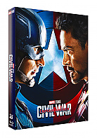 FAC #148 CAPTAIN AMERICA: Civil War FullSlip + Lenticular Magnet EDITION #1 Steelbook™ Limitovaná sbìratelská edice - èíslovaná (Blu-ray 3D + Blu-ray)