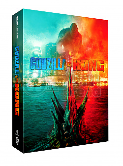 FAC #171 GODZILLA vs. KONG FullSlip XL + Lenticular 3D Magnet Steelbook™ Limitovan sbratelsk edice - slovan