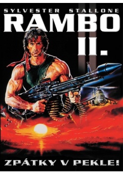 Rambo II: Zptky v pekle (paprov obal)