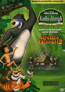 Kniha d�ungl� 1+2 KOLEKCE 3DVD