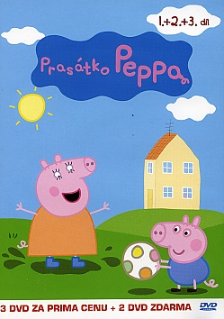 Pras�tko Peppa I. + II. + III. d�l + d�rek (5DVD)