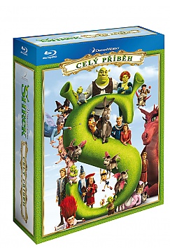 SHREK Kvadrilogie 1-4 Kolekce