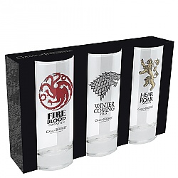 SKLENICE GAME OF THRONES SET 3 KS